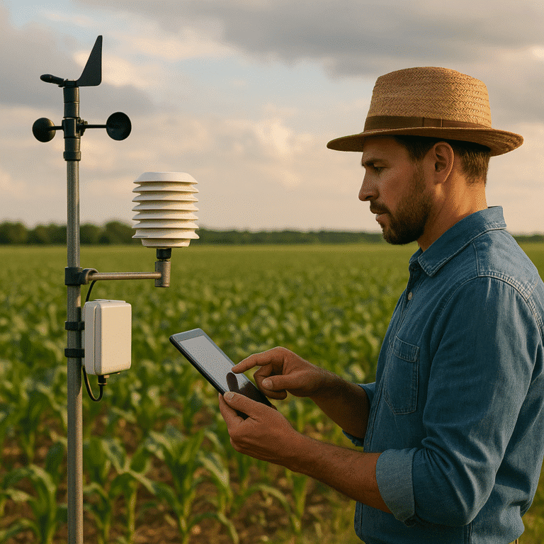 Cómo los sensores climáticos ayudan a los agricultores