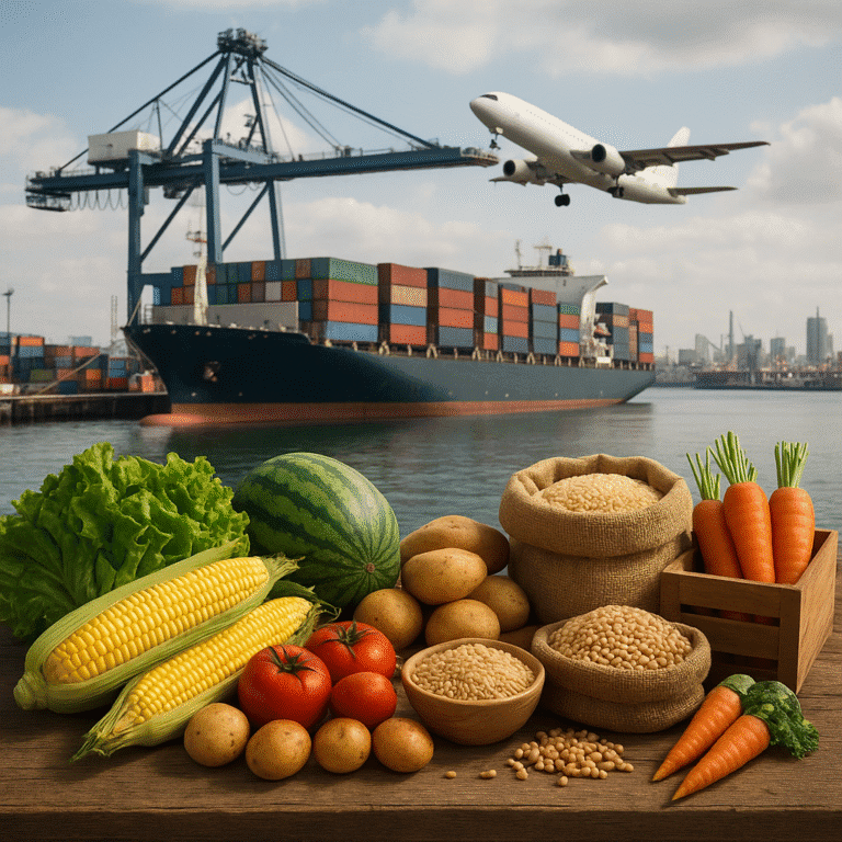 El comercio internacional de productos agrícolas en 2025
