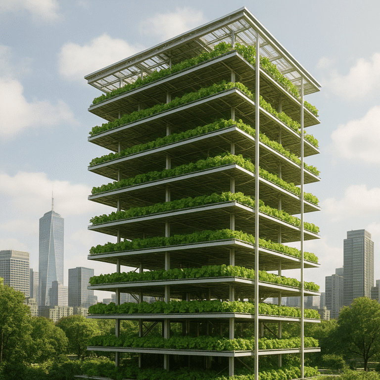 La agricultura vertical: una solución para las ciudades del futuro