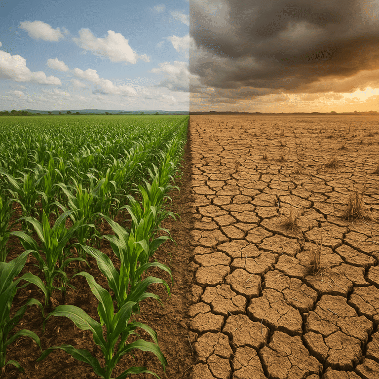 El impacto del cambio climático en la agricultura mundial