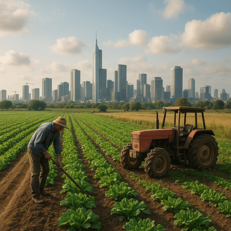 Los desafíos de la agricultura frente a la urbanización