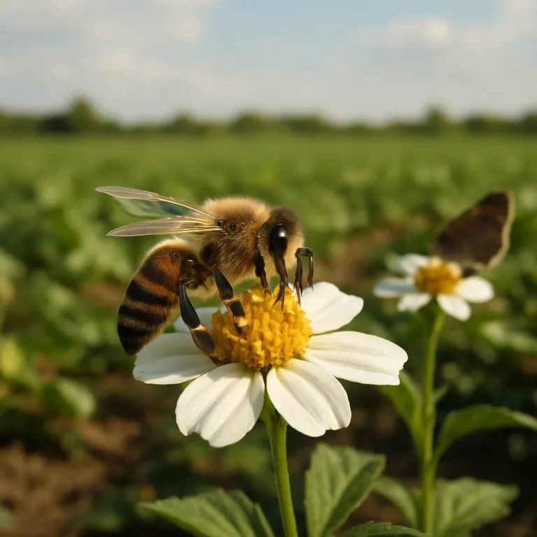Cómo los insectos polinizadores garantizan la producción alimentaria